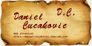 Daniel Čučaković vizit kartica
